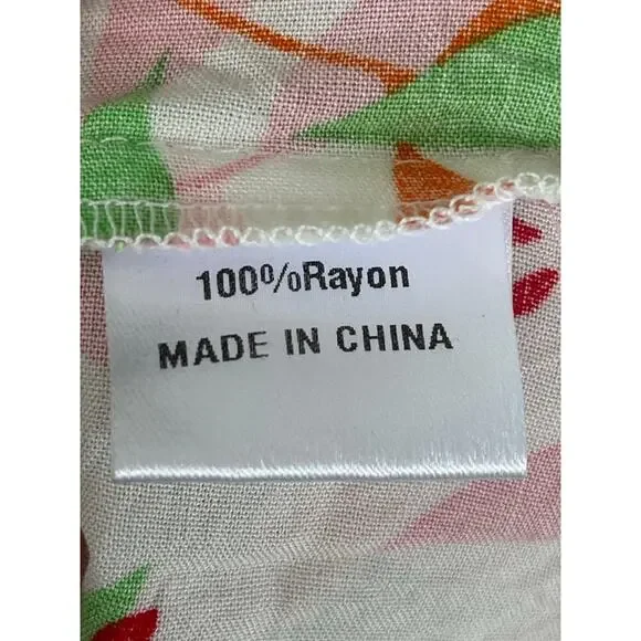 Zesica Women Dress Long summer Floral Size M high waist sleeveless one shoulder - Picture 7 of 10